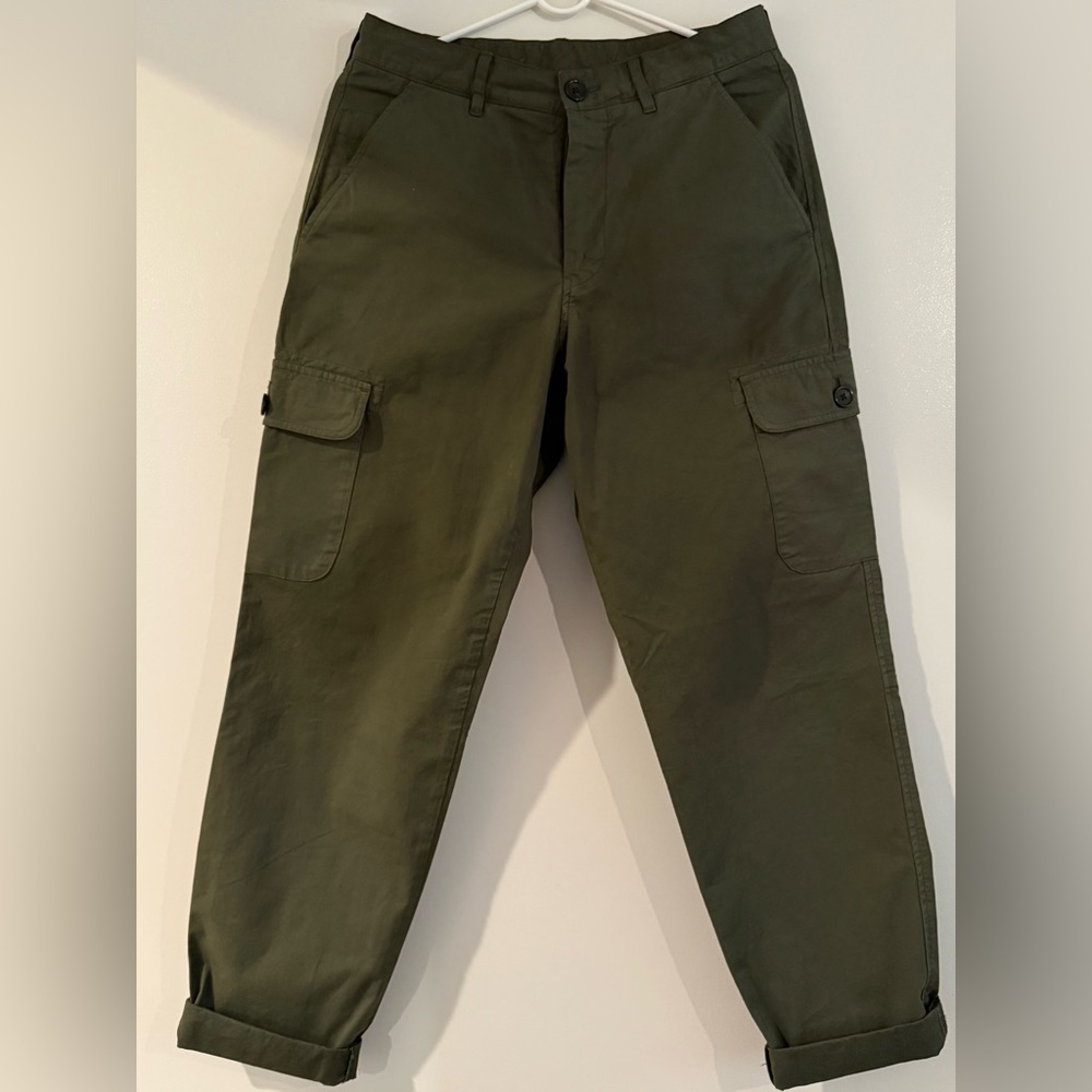 PS Paul Smith Olive Cargo Pants